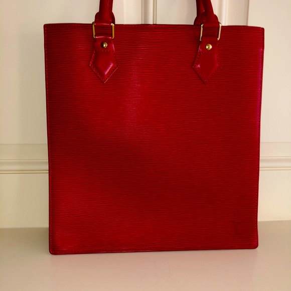 Louis Vuitton Red Epi Leather Tote Bag - Picture 2 of 11